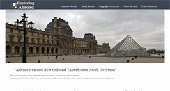 Desktop Screenshot of exploringabroad.com